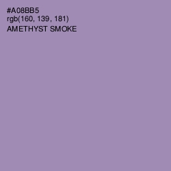 #A08BB5 - Amethyst Smoke Color Image