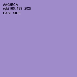 #A08BCA - East Side Color Image