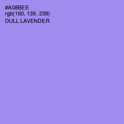 #A08BEE - Dull Lavender Color Image