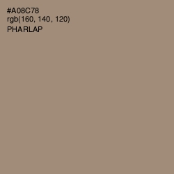 #A08C78 - Pharlap Color Image