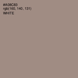#A08C83 - Zorba Color Image