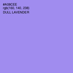 #A08CEE - Dull Lavender Color Image