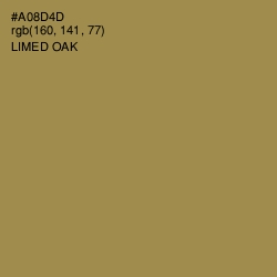 #A08D4D - Limed Oak Color Image