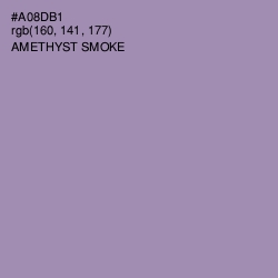 #A08DB1 - Amethyst Smoke Color Image