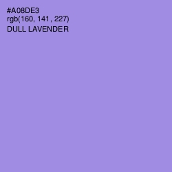 #A08DE3 - Dull Lavender Color Image