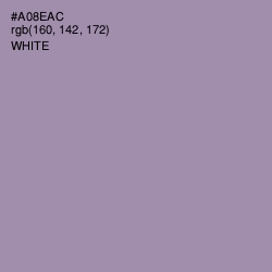 #A08EAC - Amethyst Smoke Color Image