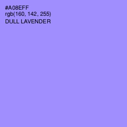 #A08EFF - Dull Lavender Color Image