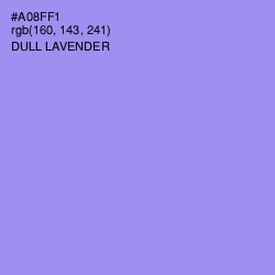 #A08FF1 - Dull Lavender Color Image