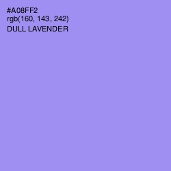 #A08FF2 - Dull Lavender Color Image