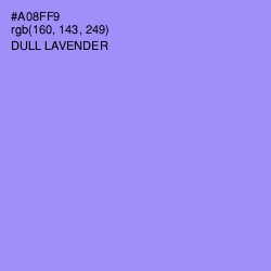 #A08FF9 - Dull Lavender Color Image