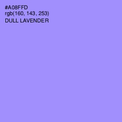 #A08FFD - Dull Lavender Color Image