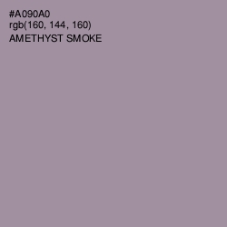 #A090A0 - Amethyst Smoke Color Image