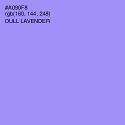 #A090F8 - Dull Lavender Color Image