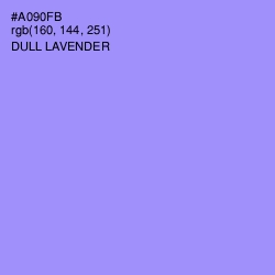 #A090FB - Dull Lavender Color Image