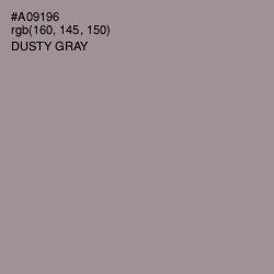 #A09196 - Dusty Gray Color Image