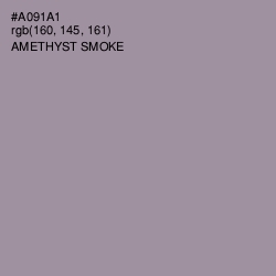 #A091A1 - Amethyst Smoke Color Image