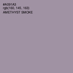 #A091A3 - Amethyst Smoke Color Image