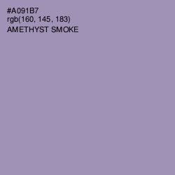 #A091B7 - Amethyst Smoke Color Image