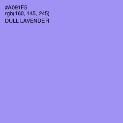 #A091F5 - Dull Lavender Color Image