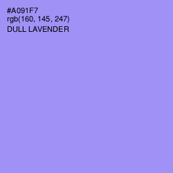 #A091F7 - Dull Lavender Color Image