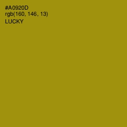 #A0920D - Lucky Color Image