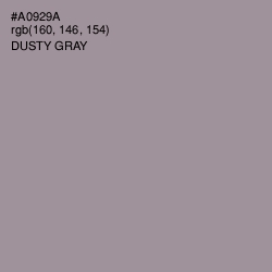 #A0929A - Dusty Gray Color Image