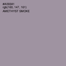 #A093A1 - Amethyst Smoke Color Image