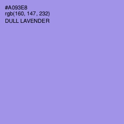 #A093E8 - Dull Lavender Color Image