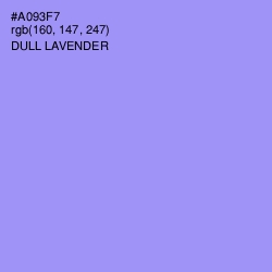 #A093F7 - Dull Lavender Color Image