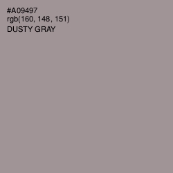 #A09497 - Dusty Gray Color Image