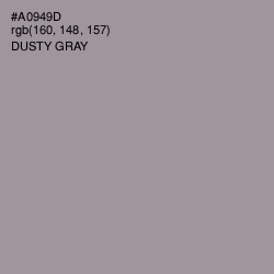 #A0949D - Dusty Gray Color Image