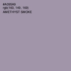 #A095A9 - Amethyst Smoke Color Image