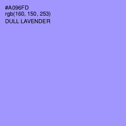 #A096FD - Dull Lavender Color Image