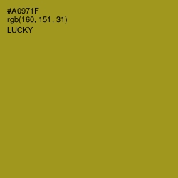 #A0971F - Lucky Color Image
