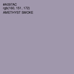 #A097AC - Amethyst Smoke Color Image