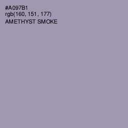#A097B1 - Amethyst Smoke Color Image