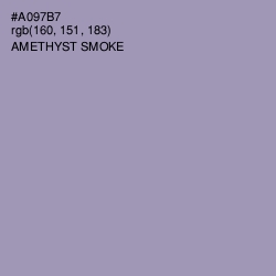 #A097B7 - Amethyst Smoke Color Image