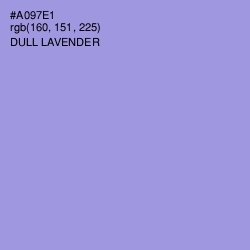 #A097E1 - Dull Lavender Color Image