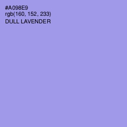 #A098E9 - Dull Lavender Color Image
