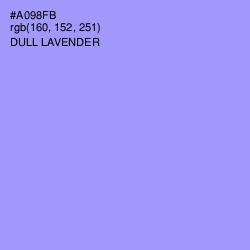 #A098FB - Dull Lavender Color Image