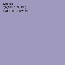 #A099BE - Amethyst Smoke Color Image