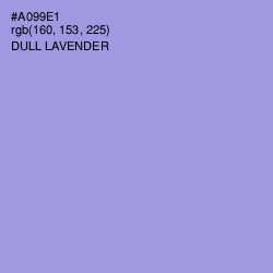 #A099E1 - Dull Lavender Color Image