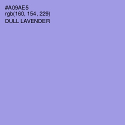 #A09AE5 - Dull Lavender Color Image