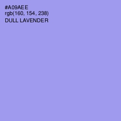 #A09AEE - Dull Lavender Color Image