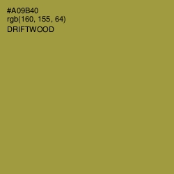 #A09B40 - Driftwood Color Image
