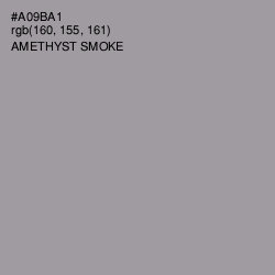 #A09BA1 - Amethyst Smoke Color Image