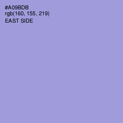 #A09BDB - East Side Color Image