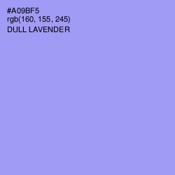 #A09BF5 - Dull Lavender Color Image