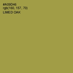 #A09D46 - Limed Oak Color Image