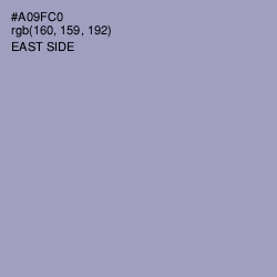 #A09FC0 - East Side Color Image
